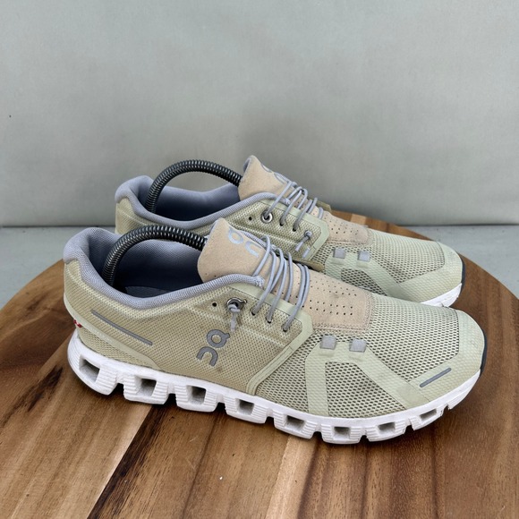 On Shoes - On Cloud 5 Womens Running Shoes Sand Tan Size 10.5 Low Top Sneakers Cushioned